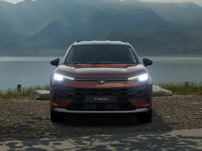 Nuova VW T-Roc Life 115 CV (84 kW) 2026 Flame red metallizzato nero SUV