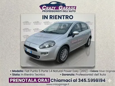 Usado Fiat Punto Easy 70 CV (51 kW) 2012 Gris Utilitario