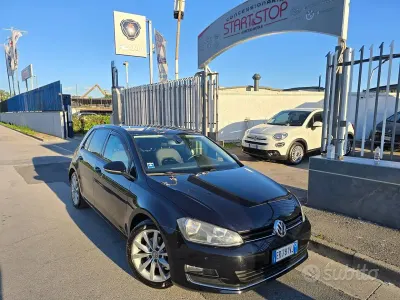 Usata VW Golf VII Highline 105 CV (77 kW) 2013 Nero Berlina