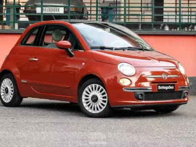 Usata Fiat 500 Lounge 69 CV (50 kW) 2009 Giallo Cabrio