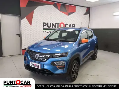 Usata Dacia Spring Comfort Plus 33 kW (45 CV) 2021 Blu/azzurro Utilitaria