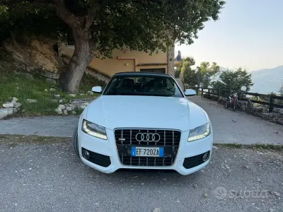 Usata Audi A5 Cabriolet Comfort 177 CV (130 kW) 2011 Bianco Cabrio