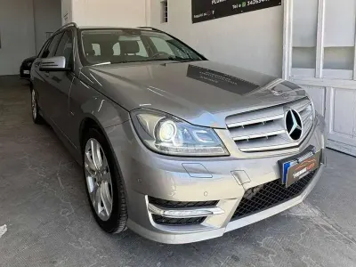 Usata Mercedes C220 Avantgarde 170 CV (125 kW) 2013 Argento Station wagon
