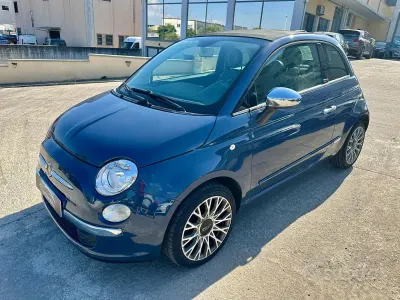 Usata Fiat 500C 69 CV (50 kW) 2014 Blu Cabrio