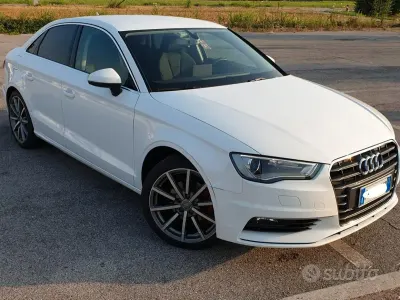 Usata Audi A3 Ambition 150 CV (110 kW) 2015 Bianco Berlina