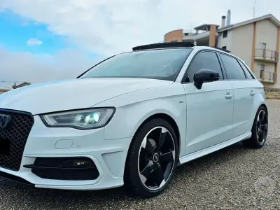 Usata Audi A3 S-Line 150 CV (110 kW) 2014 Bianco Berlina