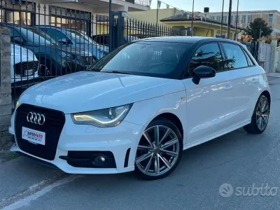 Usata Audi A1 S-Line 90 CV (66 kW) 2014 Bianco Utilitaria
