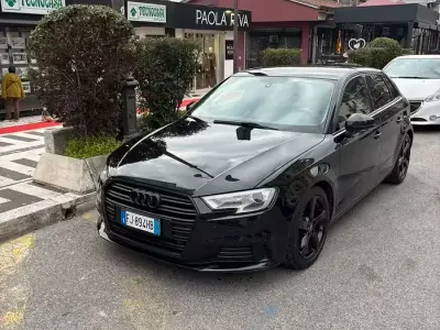 Usata Audi A3 Ambiente 110 CV (80 kW) 2017 Nero Berlina