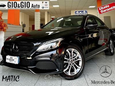 Usata Mercedes C220 170 CV (125 kW) 2018 Nero Berlina