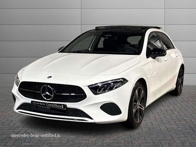 Usata Mercedes A180 Advanced 116 CV (85 kW) 2024 Bianco polare Berlina