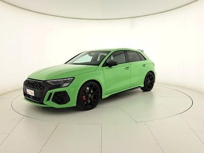 Usata Audi RS3 Ambiente 400 CV (294 kW) 2024 Verde kyalami Berlina