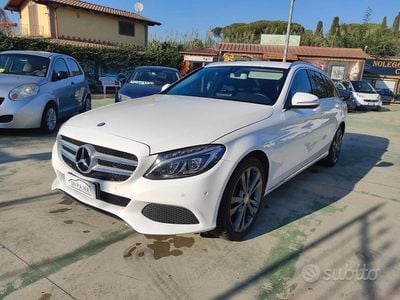 Usata Mercedes C220 Sport 170 CV (125 kW) 2014 Bianco Station wagon