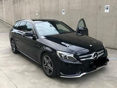 Usata Mercedes C200 AMG Line Premium Plus 2015 Nero Station wagon