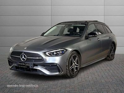 Usata Mercedes C300e Premium 265 CV (194 kW) 2022 Grigio selenite magno designo Station wagon