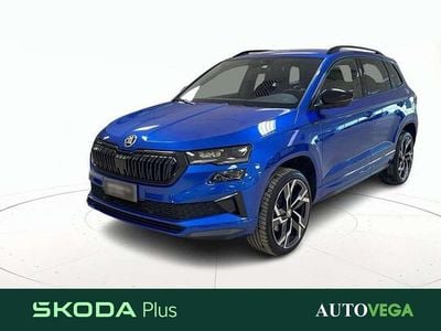Usata Skoda Karoq SportLine 150 CV (110 kW) 2024 Blu pastello SUV