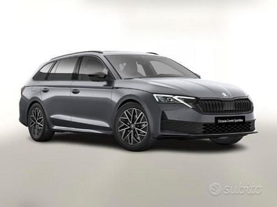 Nuova Skoda Octavia SportLine 150 CV (110 kW) 2025 Verde Station wagon