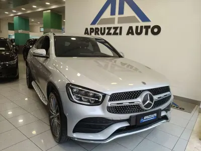 Begagnad Mercedes GLC300 Premium Plus 245 HK (180 kW) 2019 Silver Sportkupé