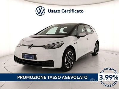 Usata VW ID.3 Pro Performance 150 kW (204 CV) 2022 Glacier white metallizzato ner Utilitaria
