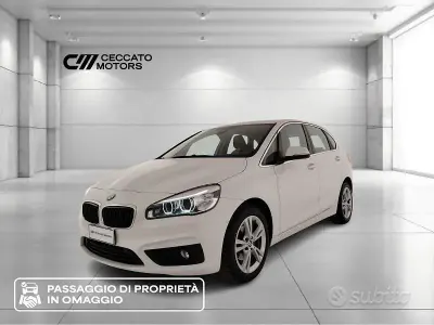 Usata BMW 216 Active Tourer Advantage 116 CV (85 kW) 2017 Bianco Monovolume