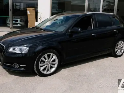 Usata Audi A3 105 CV (77 kW) 2011 Nero Utilitaria