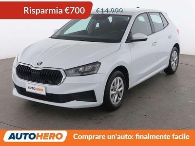 Usata Skoda Fabia Ambition 95 CV (69 kW) 2022 Bianco Utilitaria
