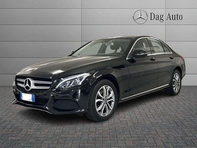 Usata Mercedes C220 170 CV (125 kW) 2018 Nero Berlina