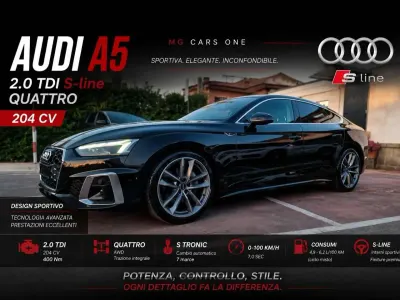 Usata Audi A5 Sportback S-Line 204 CV (150 kW) 2021 Nero Utilitaria