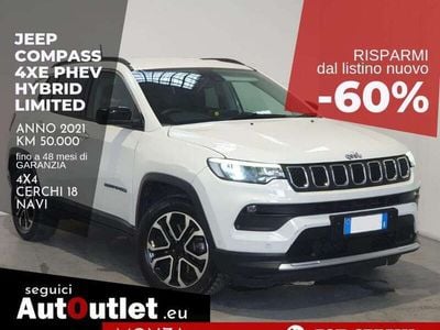 Usata Jeep Compass Limited 190 CV (139 kW) 2021 Bianco SUV