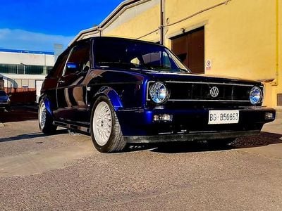 Usata VW Golf 98 CV (72 kW) 1992 Blu Cabrio