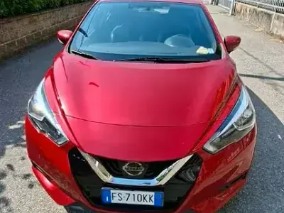 Usata Nissan Micra 71 CV (52 kW) 2018 Rosso Utilitaria