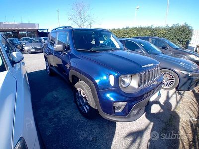 Usata Jeep Renegade Limited 140 CV (102 kW) 2020 Blu SUV