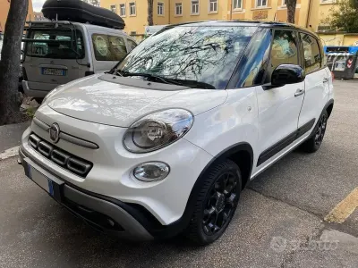Usata Fiat 500L Cross 95 CV (69 kW) 2021 Bianco Monovolume