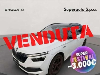 Usata Skoda Kamiq Monte Carlo 110 CV (80 kW) 2022 Bianco SUV