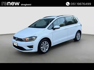 Usata VW Golf Sportsvan Highline 110 CV (80 kW) 2016 Bianco Monovolume