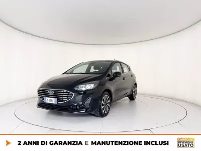Begagnad Ford Fiesta Titanium 125 HK (91 kW) 2023 Svart Halvkombi