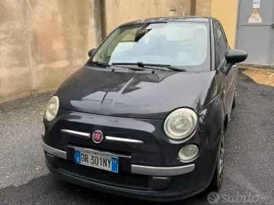 Usata Fiat 500 75 CV (55 kW) 2008 Nero Berlina