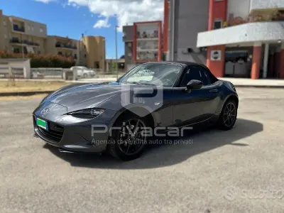 Usata Mazda MX5 Exceed 131 CV (96 kW) 2016 Grigio Cabrio