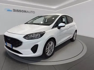 Usado Ford Fiesta Titanium 125 HP (91 kW) 2023 Branco Citadino