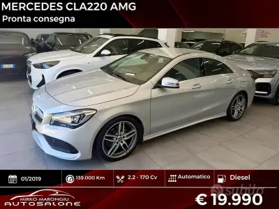 Usata Mercedes CLA220 Premium 170 CV (125 kW) 2019 Grigio Coupé