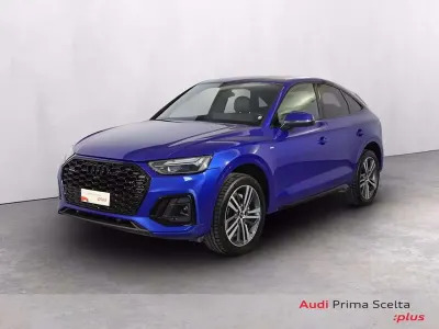 Usata Audi Q5 Sportback S-Line 204 CV (150 kW) 2023 Blu ultra metallizzato SUV