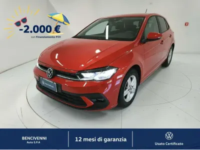 Usata VW Polo 80 CV (58 kW) 2022 Rosso Utilitaria