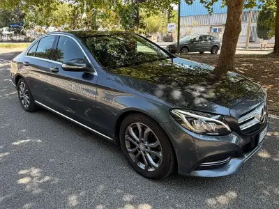Usata Mercedes C220 170 CV (125 kW) 2015 Grigio Berlina