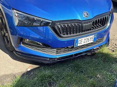 Usata Skoda Scala Monte Carlo 150 CV (110 kW) 2021 Blu/azzurro Utilitaria