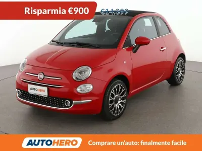 Usata Fiat 500C 71 CV (52 kW) 2023 Rosso Cabrio