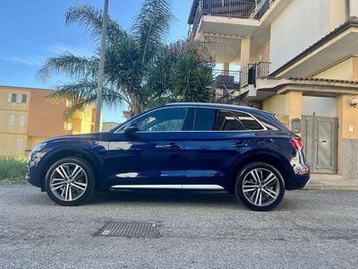 Usata Audi Q5 S-line plus 190 CV (139 kW) 2019 Blu/azzurro SUV