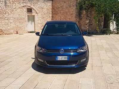 Usata VW Polo Highline 90 CV (66 kW) 2012 Blu Utilitaria