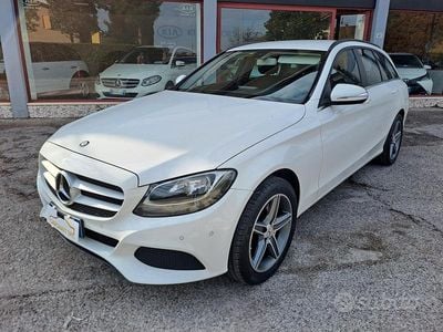 Usata Mercedes C180 Executive 115 CV (84 kW) 2016 Bianco Station wagon
