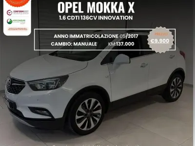 Usata Opel Mokka X 136 CV (100 kW) 2017 Bianco SUV