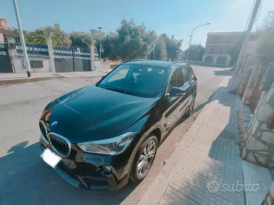 Usata BMW X1 Advantage 150 CV (110 kW) 2017 Nero SUV