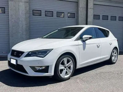 Usata Seat Leon FR 184 CV (135 kW) 2015 Bianco Berlina